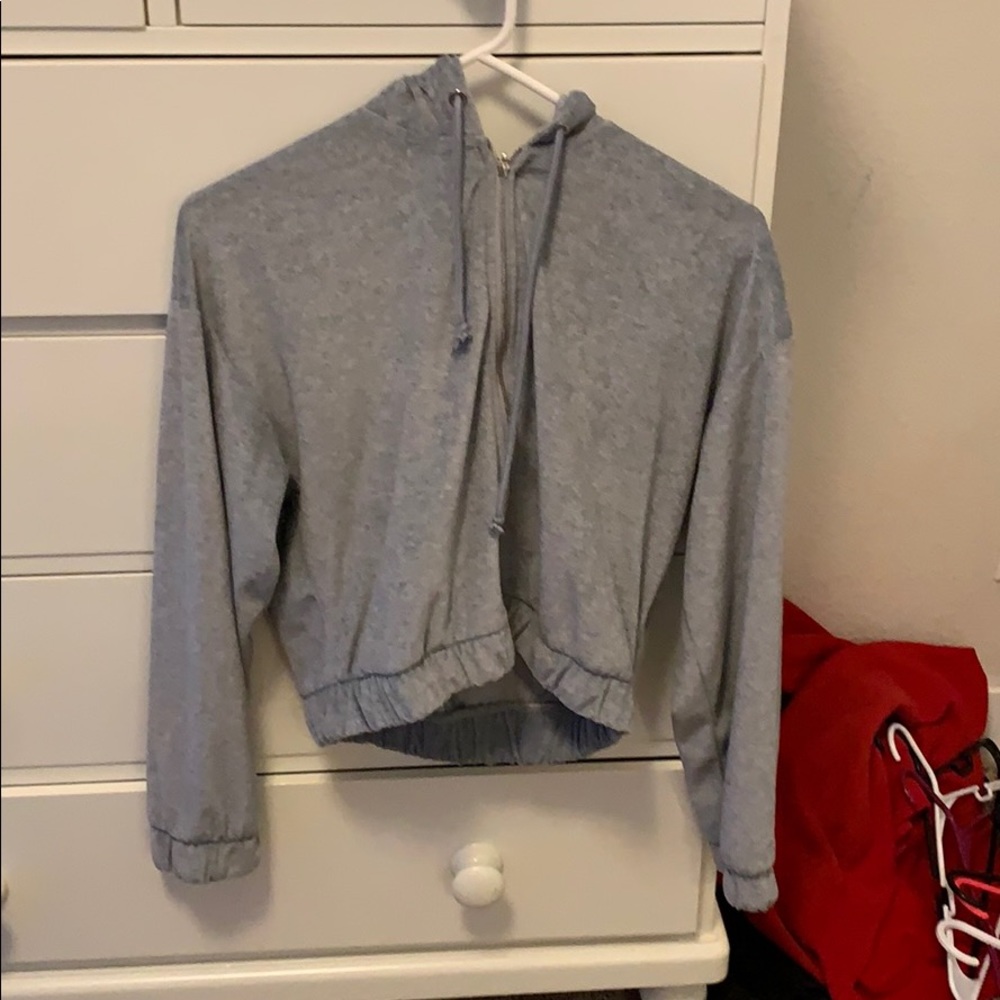 Cropped zip up jacket Shien